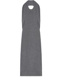 Courreges - Courrèges Over The Shoulder Drape Dress - Lyst