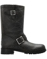 Jimmy Choo - Logo Plaque Boots - Lyst