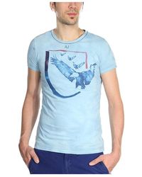Armani Jeans - Logo Details T-Shirt - Lyst