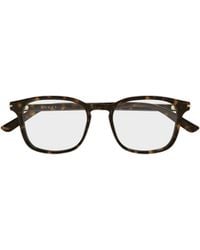 Gucci - Eyewear Square Frame Glasses - Lyst