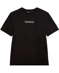 Barbour - Logo-Detail T-Shirt - Lyst