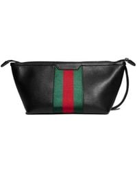 Gucci - Mega Web Trademark Small Toiletry Case - Lyst
