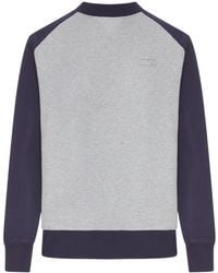 Miu Miu - Raglan-Sleeve Logo-Embroidered Sweatshirt - Lyst