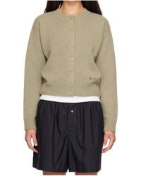 A.P.C. - Lila Logo-Embroidered Cardigan - Lyst