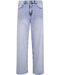 Les Deux - Roi Bleached Denim Jeans - Lyst