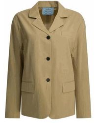 Prada - Long-Sleeved Casual Jacket - Lyst
