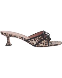 AMINA MUADDI - Round-Toe High-Heeled Sandals - Lyst