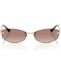 Jimmy Choo - Geometric Frame Sunglasses - Lyst