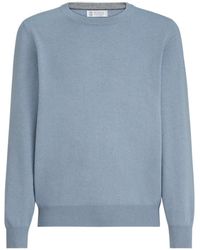 Brunello Cucinelli - Crew-Neck Sweater - Lyst