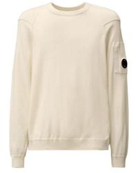 C.P. Company - Lens Detail Crewneck Jumper - Lyst