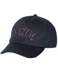 Fendi - Cotton Baseball Cap - Lyst