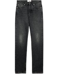 Ami Paris - Logo-Patch Straight Leg Jeans - Lyst