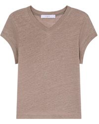 IRO - Sybel V-Neck T-Shirt - Lyst