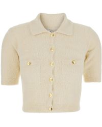 Elisabetta Franchi - Jewel Buttons Mini Cardigan - Lyst