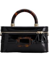 Roger Vivier - Logo Engraved Zipped Tote Bag - Lyst