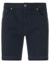 Dondup - Logo-Plaque Bemuda Shorts - Lyst