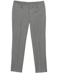 McQueen - Pinstriped Trousers - Lyst