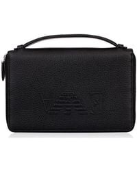 Emporio Armani - Logo Details Clutch - Lyst