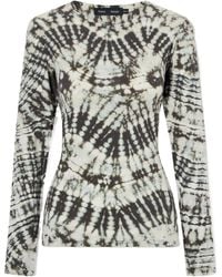 Proenza Schouler - Mia Tie-Dyed Cotton-Jersey T-Shirt - Lyst