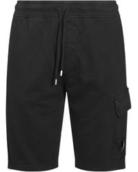 C.P. Company - Sweatshirt Style Bermuda Shorts - Lyst