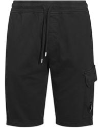 C.P. Company - Sweatshirt Style Bermuda Shorts - Lyst