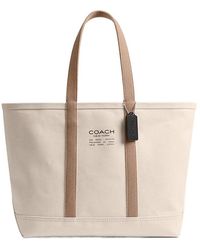 COACH - Utility Logo-Print Tote Bag - Lyst