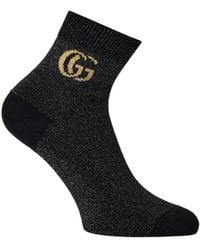 Gucci - Logo Ribbed Socks - Lyst