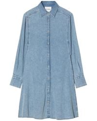Closed - Waisted Denim Dress - Lyst
