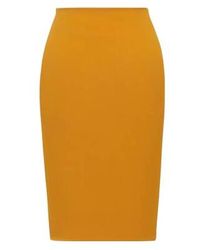 Saint Laurent - Mid-Rise Pencil Skirt - Lyst