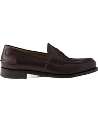 Prada - Formale Penny Loafers - Lyst