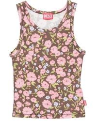 DIESEL - Floral Vest - Lyst