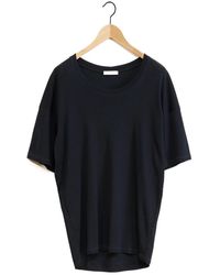 Lemaire - Short-Sleeved Scoop-Neck T-Shirt - Lyst