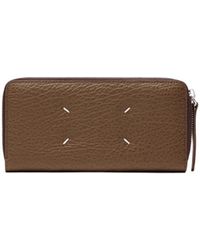 Maison Margiela - Four-Stitch Zip-Around Wallet - Lyst
