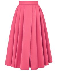 Dior - Mid-Length Pleated Skirt - Lyst