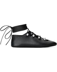 Alexander Wang - Lace-Up Flat - Lyst