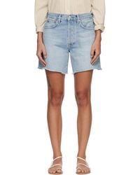 Citizens of Humanity - Marlow Long Vintage Denim Shorts - Lyst