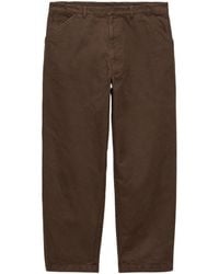 Prada - Triangle-Logo Wide-Leg Jeans - Lyst