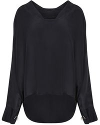 ERMANNO FIRENZE - Long-Sleeve Blouse - Lyst