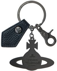 Vivienne Westwood - Orb Plaque Keyring - Lyst
