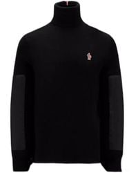 Moncler - Wool Polo Neck Jumper - Lyst