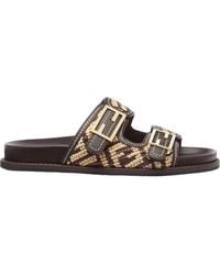 Fendi - Feel Logo Detailed Slides - Lyst