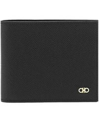 Ferragamo - Logo-Plaque Bi-Fold Wallet - Lyst