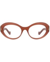 Loewe - Anagram Cat-Eye Frame Glasses - Lyst