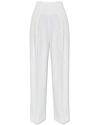 Victoria Beckham - Pleated Trousers - Lyst
