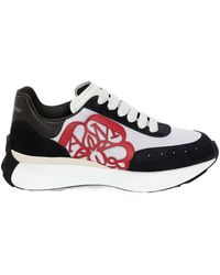 McQueen - Sprint Runner Chunky Rubber Sole Sneakers - Lyst