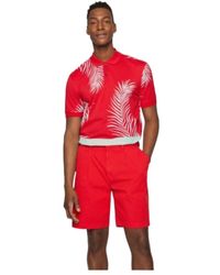 BOSS - Colour-Block Polo Shirt - Lyst