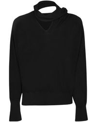 Incotex - Cut-Out High Neck Knitwear - Lyst