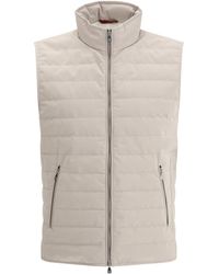 Brunello Cucinelli - Sleeveless Quilted Gilet - Lyst