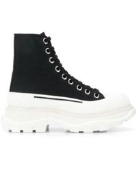 McQueen - Lace-Up Chunky Sneakers - Lyst