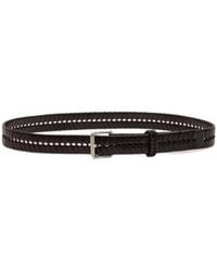 Lemaire - Buckle Fastened Braided Belt - Lyst